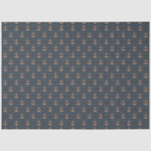Papel De Seda Diseño de serie náutica oscura 4