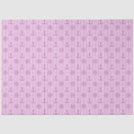 Papel De Seda Diseño de serie náutica rosa y azul 4