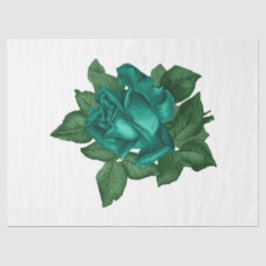 Papel De Seda Diseño de serie Rosa de época 123