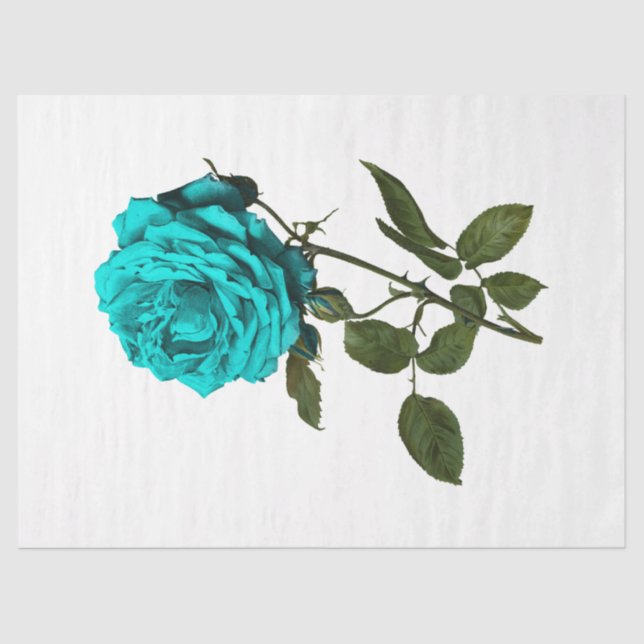 Papel De Seda Diseño de serie Rosa de época 136 (Anverso)