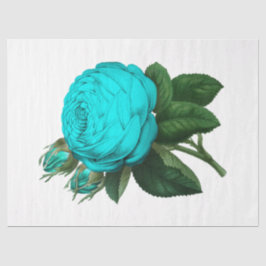 Papel De Seda Diseño de serie Rosa de época 138