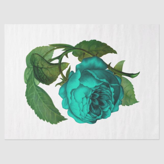 Papel De Seda Diseño de serie Rosa de época 141 (Anverso)