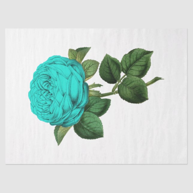 Papel De Seda Diseño de serie Rosa de época 142 (Anverso)