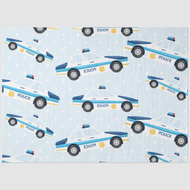 Papel De Seda Diseño de series de policía 7 (Anverso)