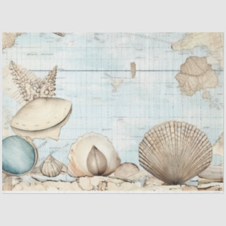 Papel De Seda Diseño de series náuticas chic de Shabby 1