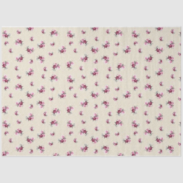 Papel De Seda Diseño de Shabby Chic Collage Series 7 (Anverso)