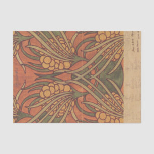 Papel De Seda Diseño de tela para Backhausen por Koloman Moser