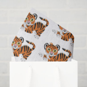 Papel De Seda Diseño de tigre