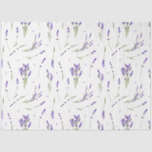 Papel De Seda Diseño de una serie acuática de lavanda 7