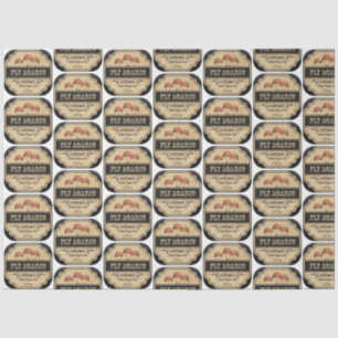 Papel De Seda Diseño de una serie de etiquetas apotecarias y pot