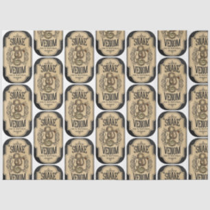 Papel De Seda Diseño de una serie de etiquetas apotecarias y pot