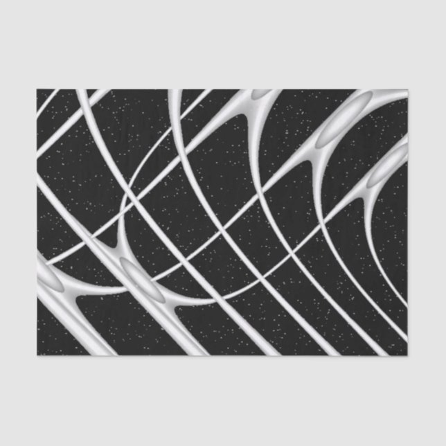 Papel De Seda Diseño del espacio de galaxia (Anverso)