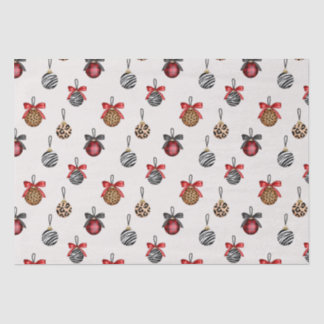 Papel De Seda Diseño del patrón de diseños de adornos navideños