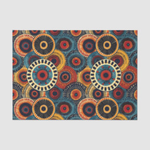 Papel De Seda Diseño elegante de patrón étnico africano