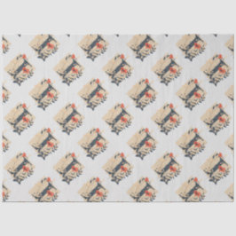 Papel De Seda Diseño elegante en monograma Carta I patrón 1