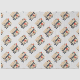 Papel De Seda Diseño elegante en monograma Carta I patrón 1