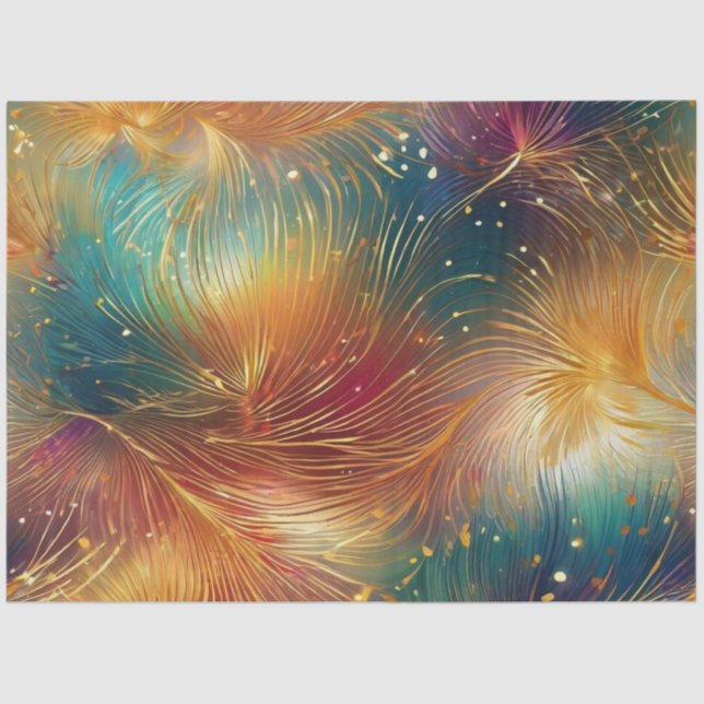 Papel De Seda Diseño elegante y luminoso (Anverso)