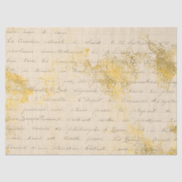 Papel De Seda Diseño Ephemera Gold Series 2