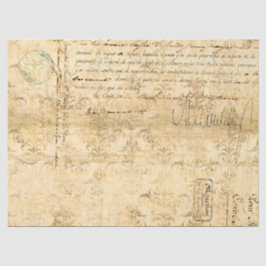 Papel De Seda Diseño Ephemera Gold Series 7