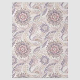Papel De Seda Diseño Espiritual de Mandala Floral Boho
