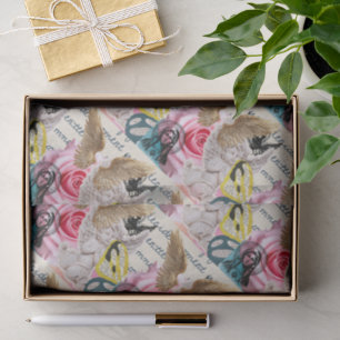 Papel De Seda Diseño Espiritual Femenino Temático de la Madre Ma