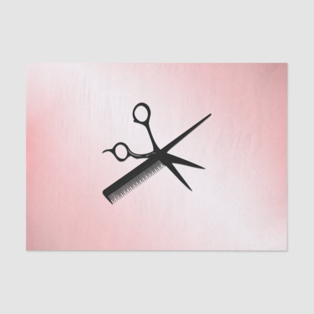 Papel De Seda Diseño estético rosa (Anverso)