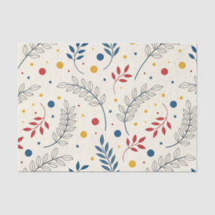 Papel De Seda Diseño floral