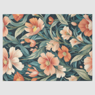 Papel De Seda Diseño floral Art Déco