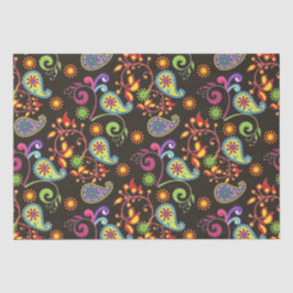 Papel De Seda Diseño floral caprichoso