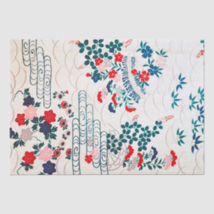 Papel De Seda Diseño floral japonés
