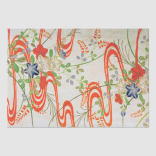 Papel De Seda Diseño floral japonés