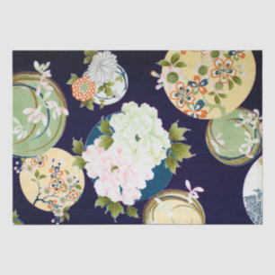 Papel De Seda Diseño floral japonés