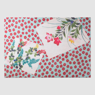 Papel De Seda Diseño floral japonés