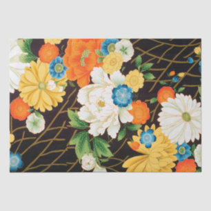 Papel De Seda Diseño floral japonés