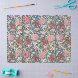 Papel De Seda Diseño floral William Morris Cray Vintage Blossom