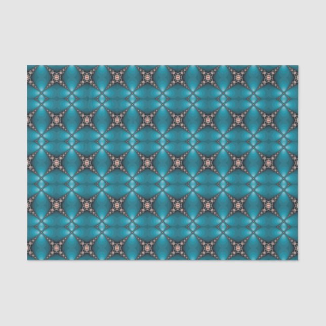 Papel De Seda Diseño fractal de Ocean X (Anverso)