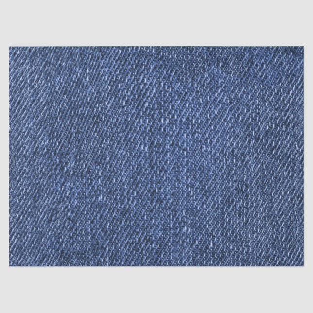 Papel De Seda Diseño gráfico Denim Blue Jeans (Anverso)