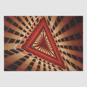 Papel De Seda Diseño gráfico fractal moderno de 3D Fantasy Netwo