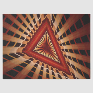 Papel De Seda Diseño gráfico fractal moderno de red de fantasía 