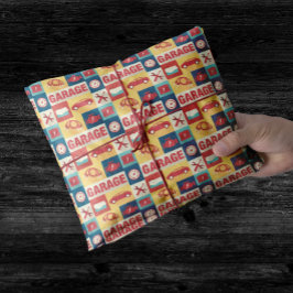 Papel De Seda Diseño Icónico Profesional De Reparador De Coches