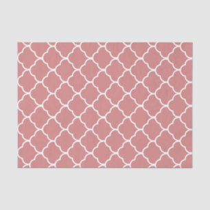 Papel De Seda Diseño marroquí elegante y rosa