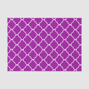 Papel De Seda Diseño marroquí morado elegante