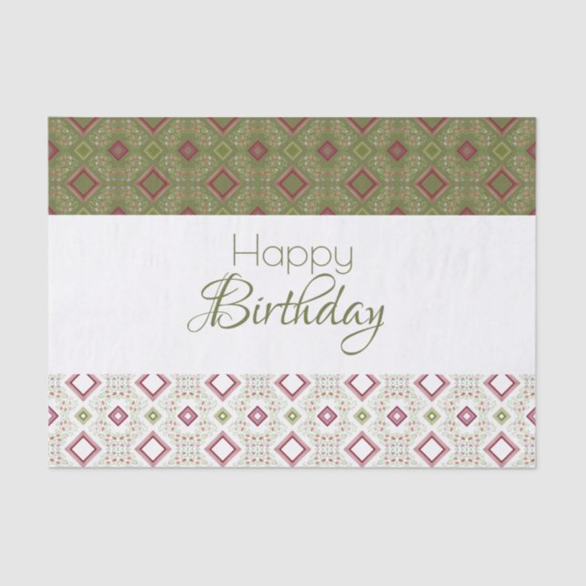 Papel De Seda Diseño Mini Floral (Anverso)