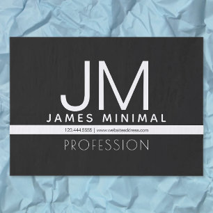 Papel De Seda Diseño minimalista profesional moderno Blanco y