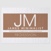 Diseño minimo profesional moderno | Marrón y blanc