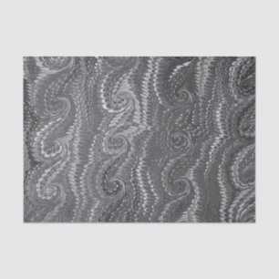 Papel De Seda Diseño Moderno Resumen Gris Swirl Marble Pattern