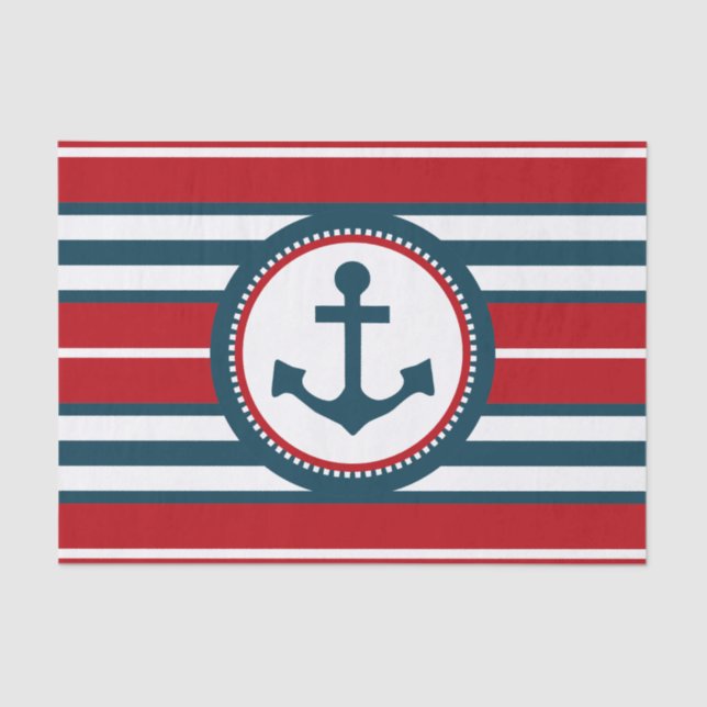 Papel De Seda Diseño náutico (Anverso)