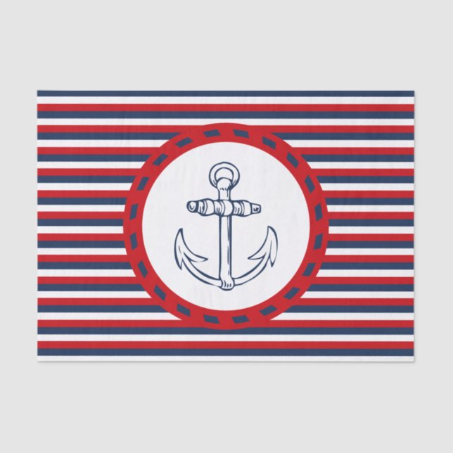 Papel De Seda Diseño náutico (Anverso)