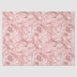 Papel De Seda Diseño Ornate Floral en la página Pincel rosa