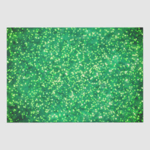 Papel De Seda Diseño Purpurina de bonito Verde Faux